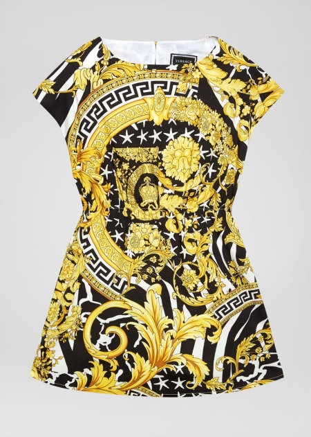 Rochie Versace Versace Savage Barocco Print Fete | FKGPLUY-68